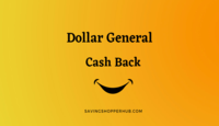 Dollar General Cash Back