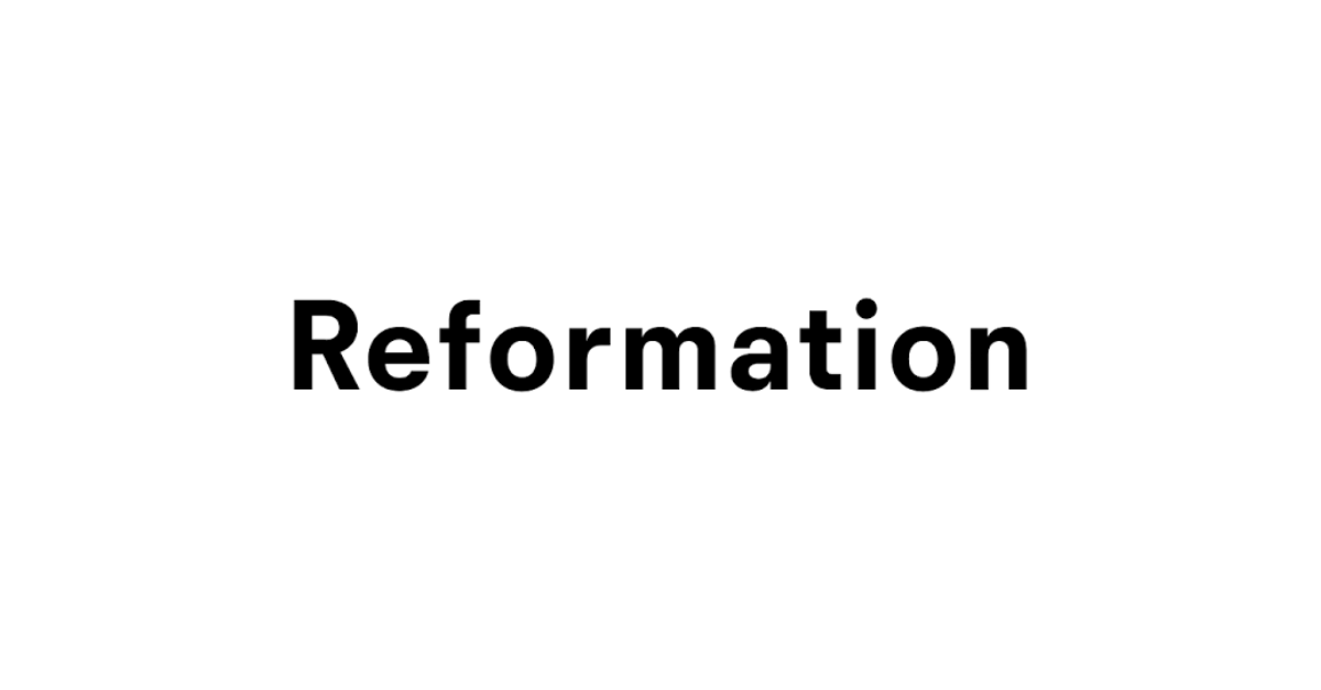 Reformation Coupon Your First Sustainable Women's Clothing