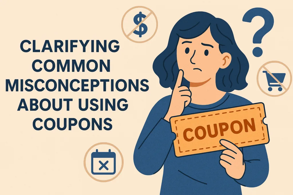 Clarifying Common Misconceptions About Using Coupons