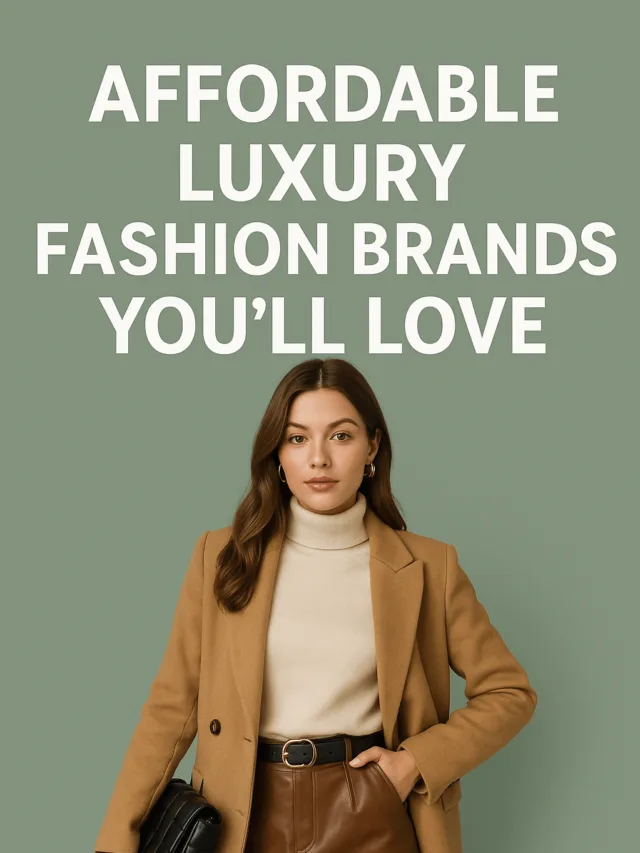 Affordable Luxury Fashion Brands You’ll Love