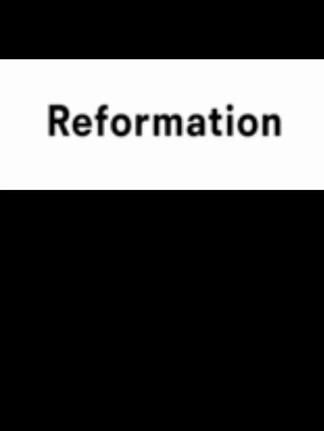 Why Is Reformation So Popular?