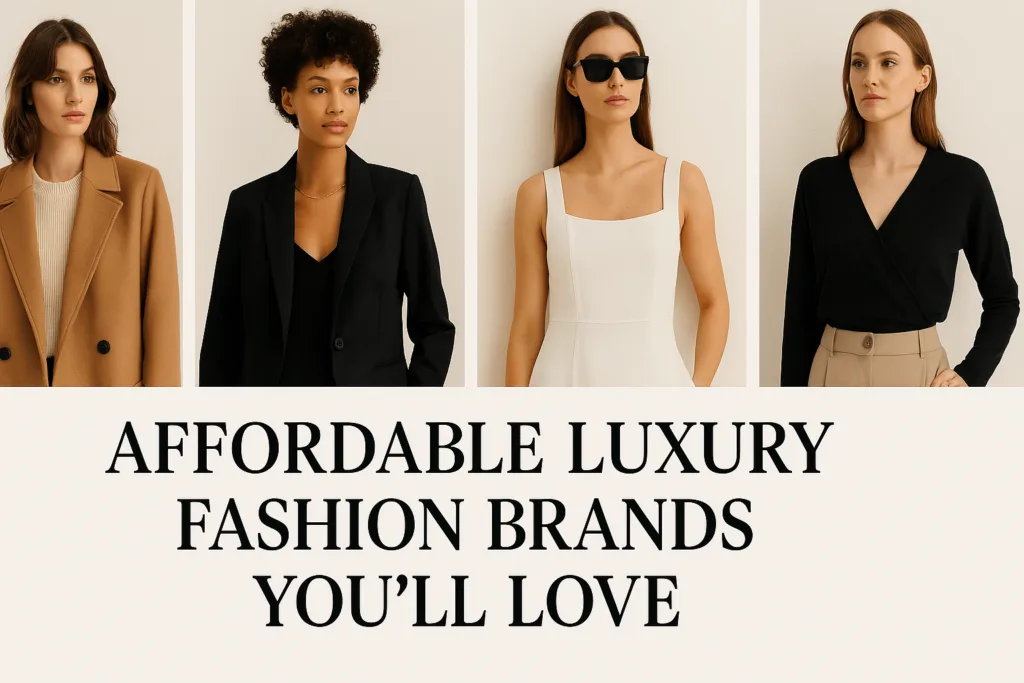 Affordable Luxury Fashion Brands You’ll Love: Style on a Budget Without Compromise