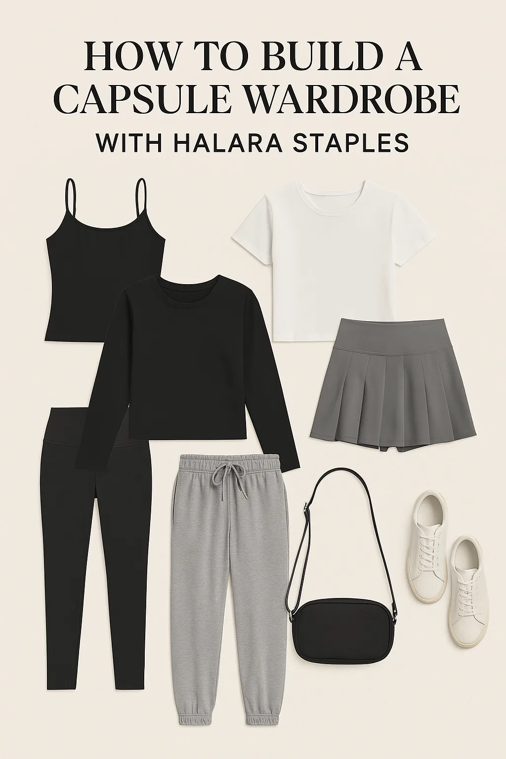 How to Build a Capsule Wardrobe with Halara Staples