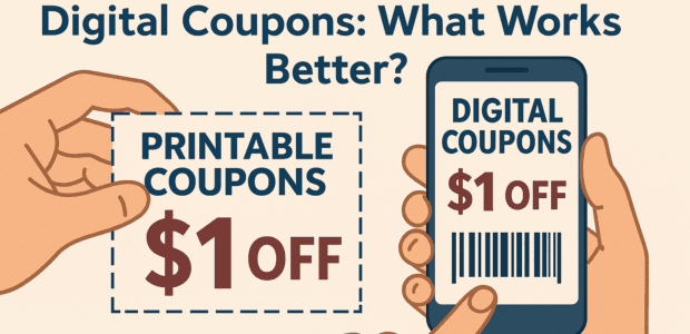 Printable Coupons vs. Digital Coupons