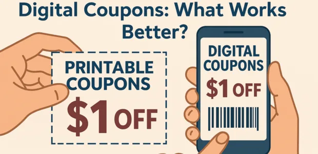 Printable Coupons vs. Digital Coupons