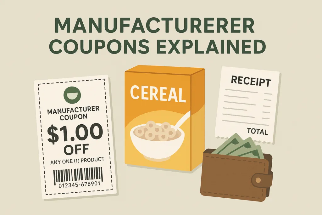 What Are Manufacturer Coupons and How Do They Work?
